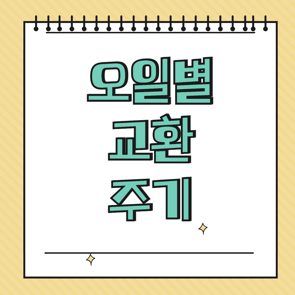 오일별 교환 주기 썸네일