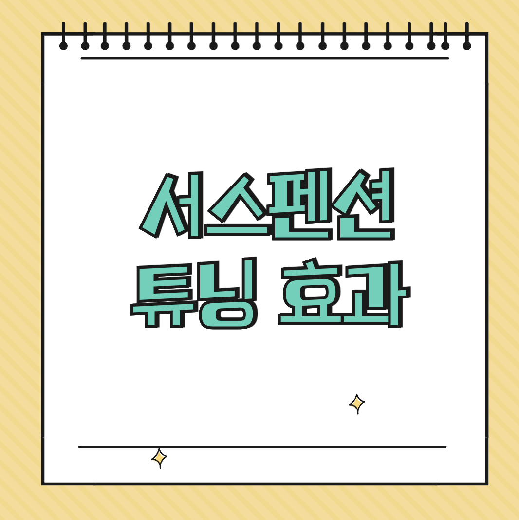 서스펜션 튜닝 효과 썸네일